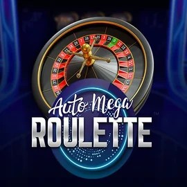 Auto Mega Roulette slot logo by Pragmatic Play at Hollywoodbets Casino