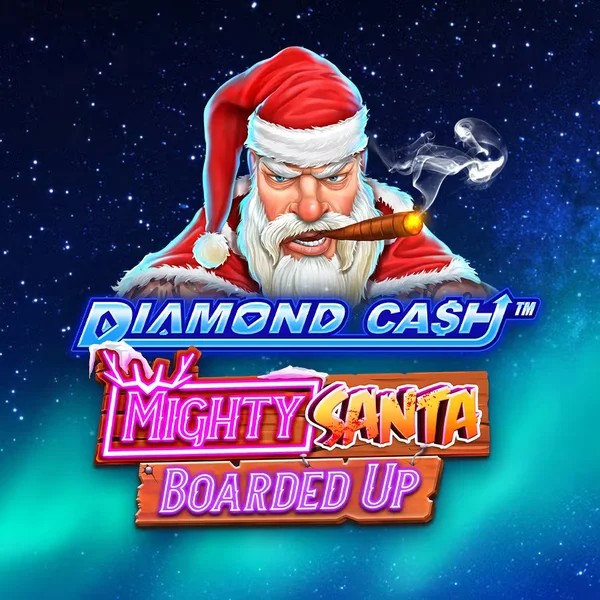 Diamond Cash Mighty Santa Boarded Up online slot from Greentube – play at casinohollywood.bet