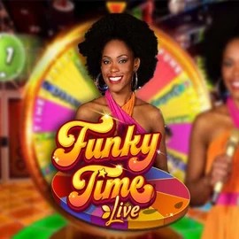 Funky Time game by Evolution – logo hosted on Hollywoodbets Casino