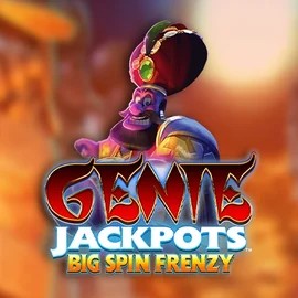 Genie Jackpots: Big Spin Frenzy game by Blueprint Gaming – logo hosted on Hollywoodbets Casino