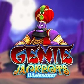 Genie Jackpots Wishmaker online game logo by Blueprint Gaming on casinohollywood.bet
