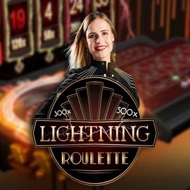 Lightning Roulette casino game by Evolution – featured logo at Hollywoodbets Casino