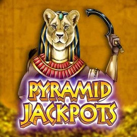 Pyramid Jackpots slot logo by King Show Games at Hollywoodbets Casino