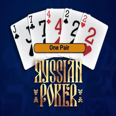 Russian Poker online game logo by OneTouch Games on casinohollywood.bet