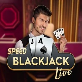 Speed Blackjack slot icon by Pragmatic Play, available at Hollywoodbets Casino